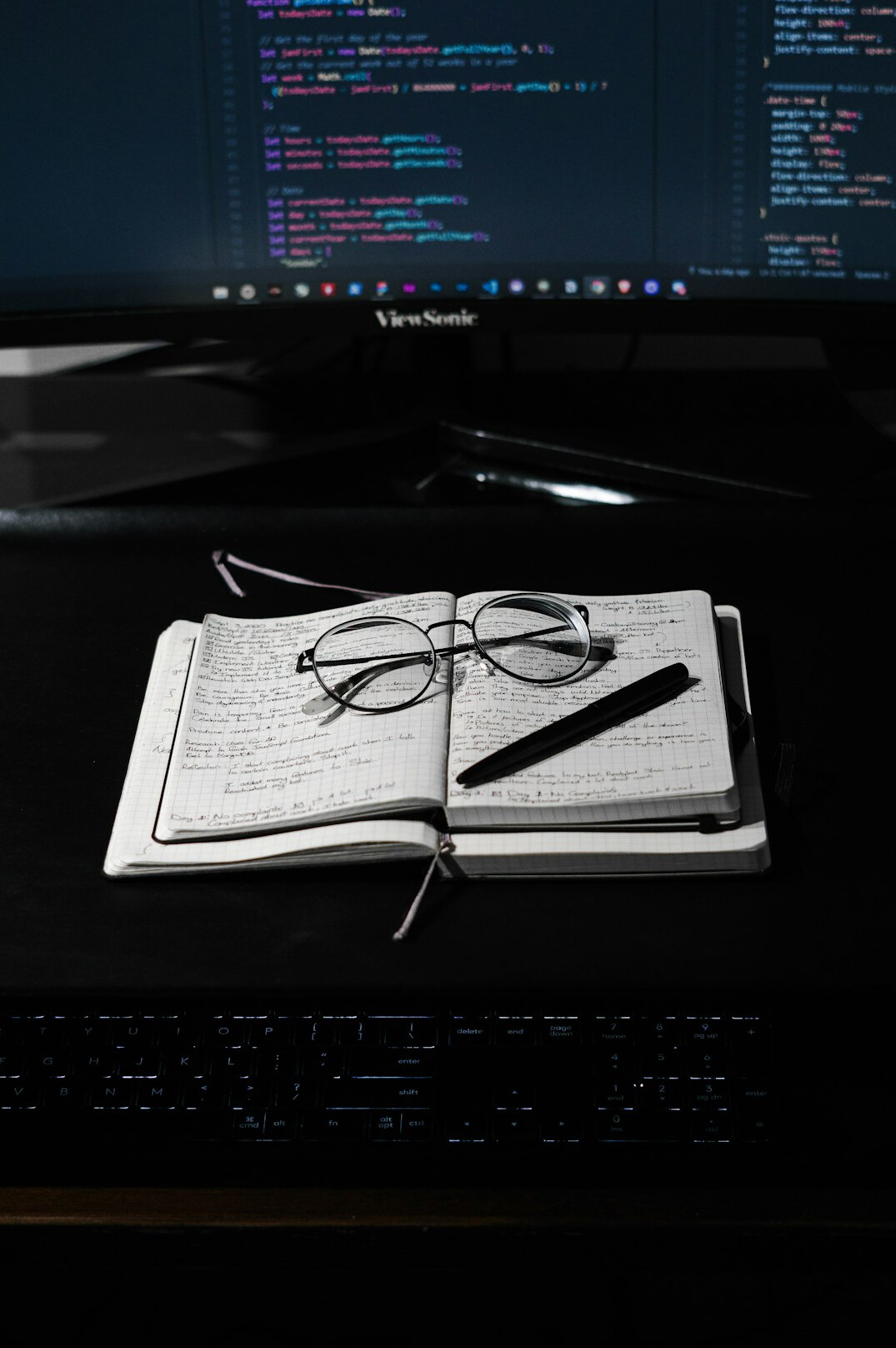 programmer writing code