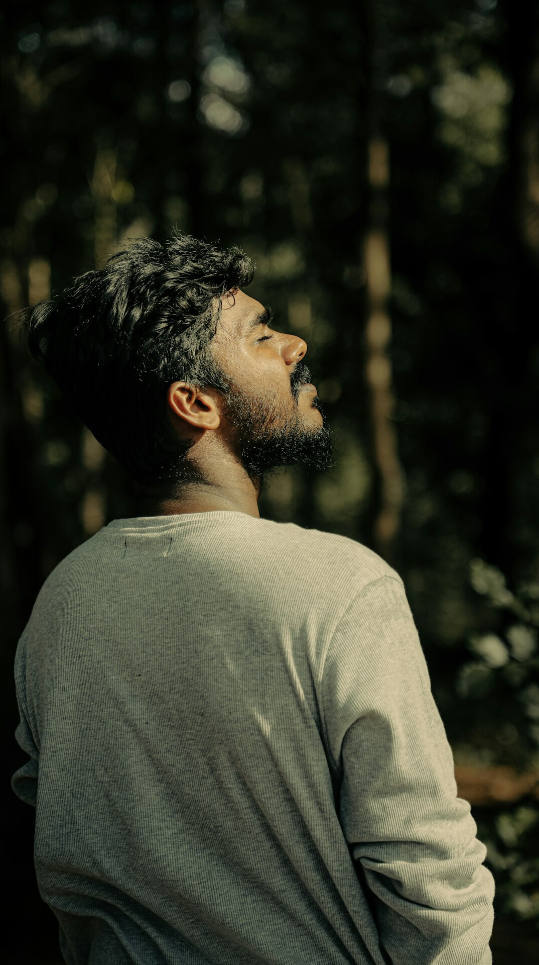 Portrait of a man with a light beard